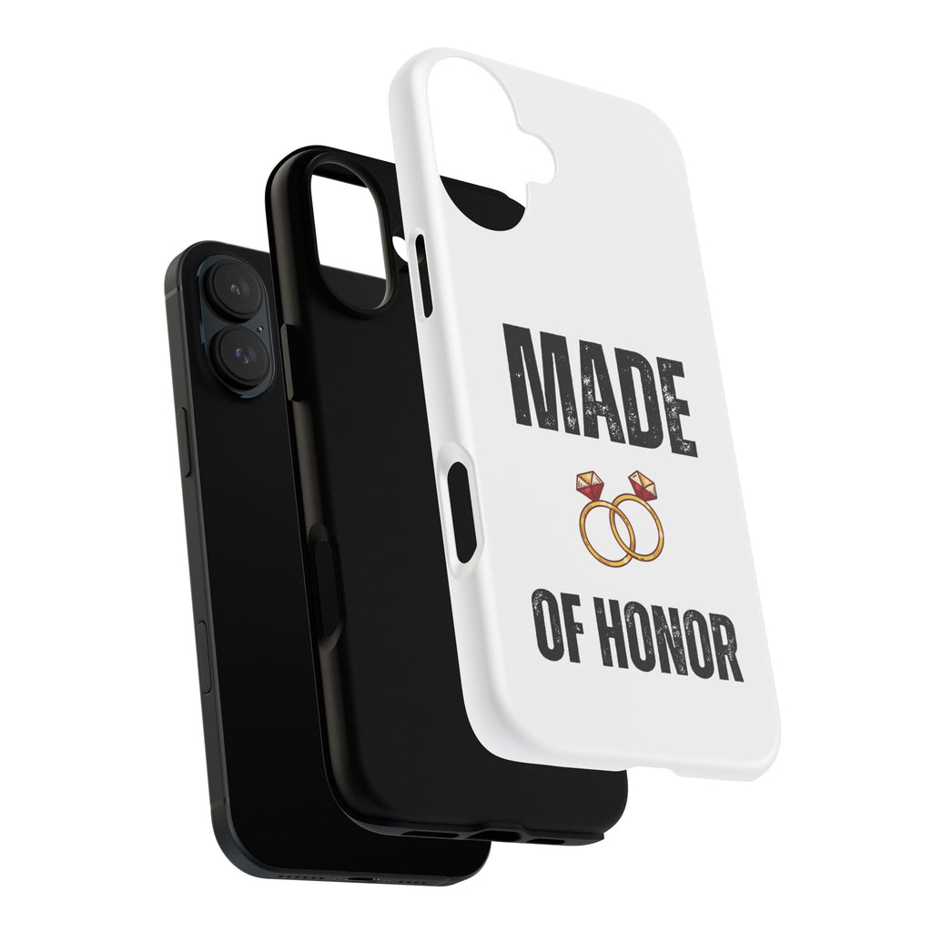 Phone Case — “Made of Honor” Bridal Wedding Ring Design