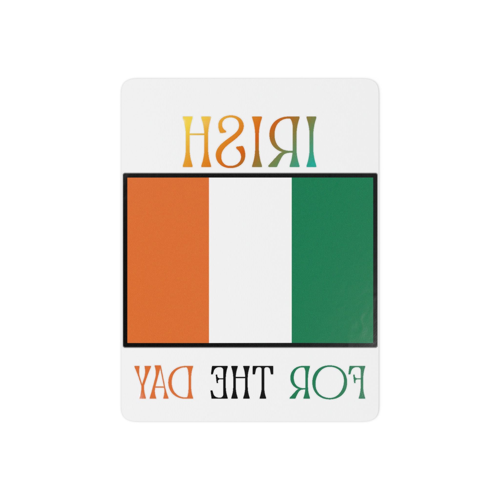 Irish Flag Temporary Tattoos — "Irish for the Day" St. Patrick’s Day Decals