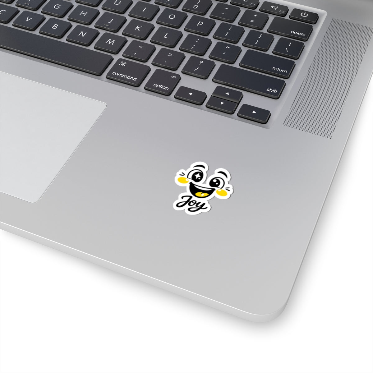 Joy Mood Face Sticker | kawaii minimal, thick outline