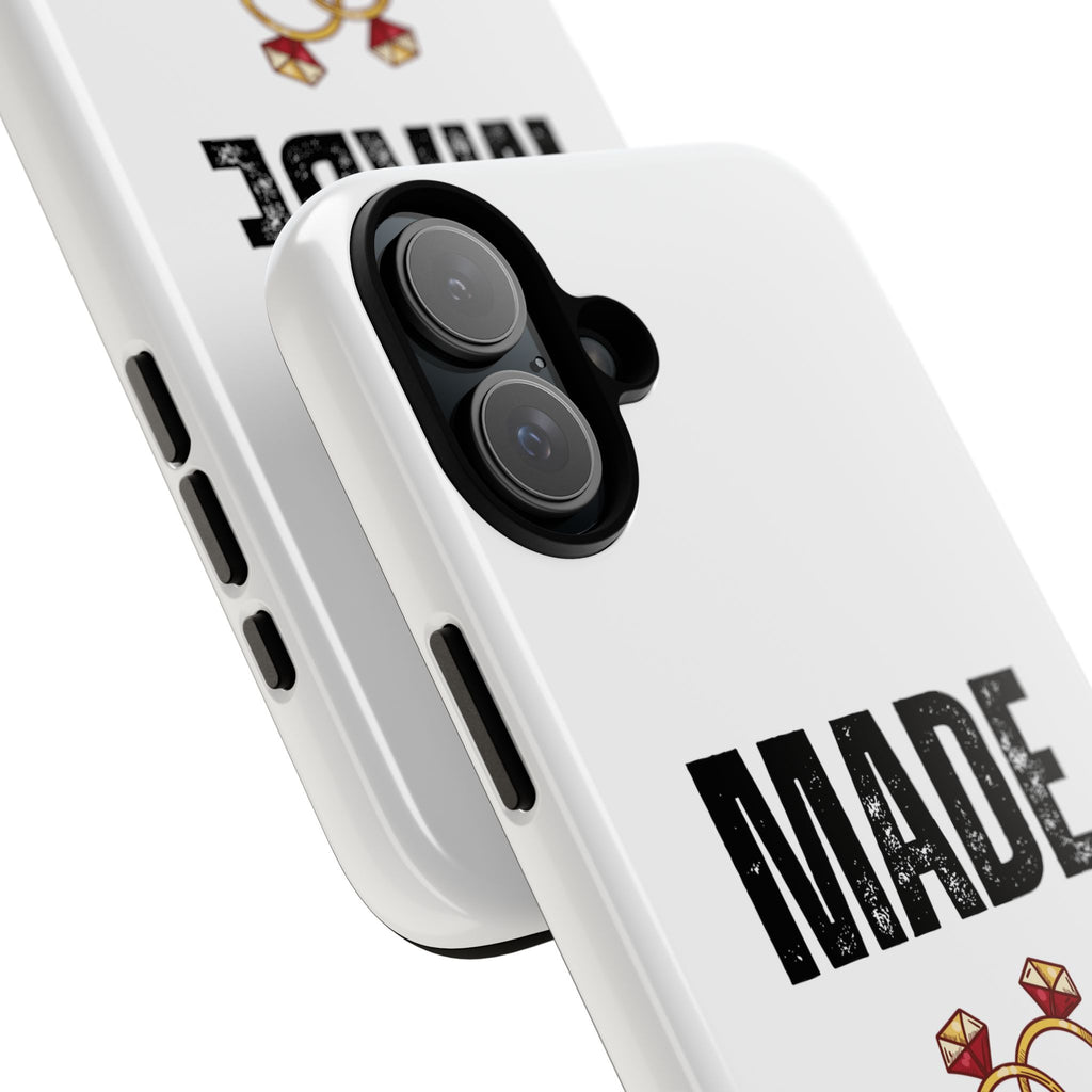 Phone Case — “Made of Honor” Bridal Wedding Ring Design