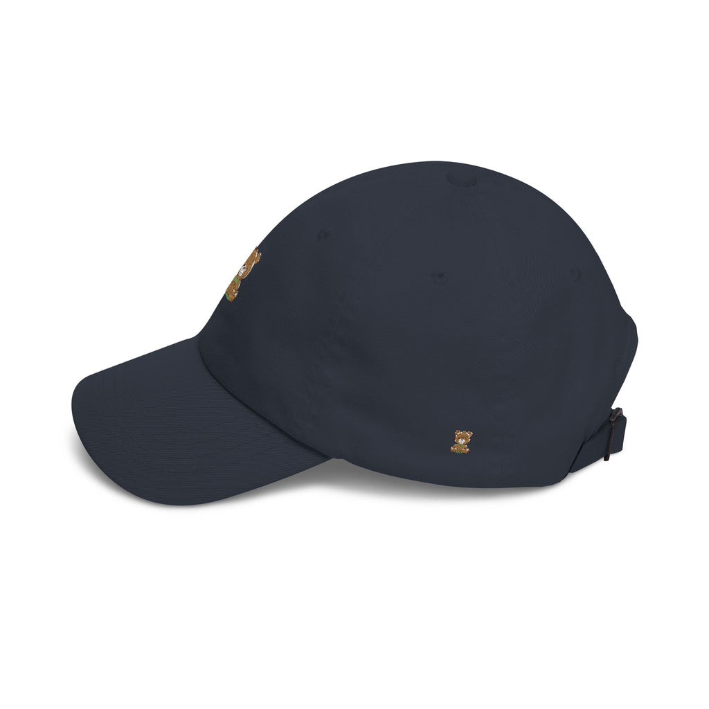 Happy Teddy Dad Cap — Cute Embroidered Bear Baseball Hat