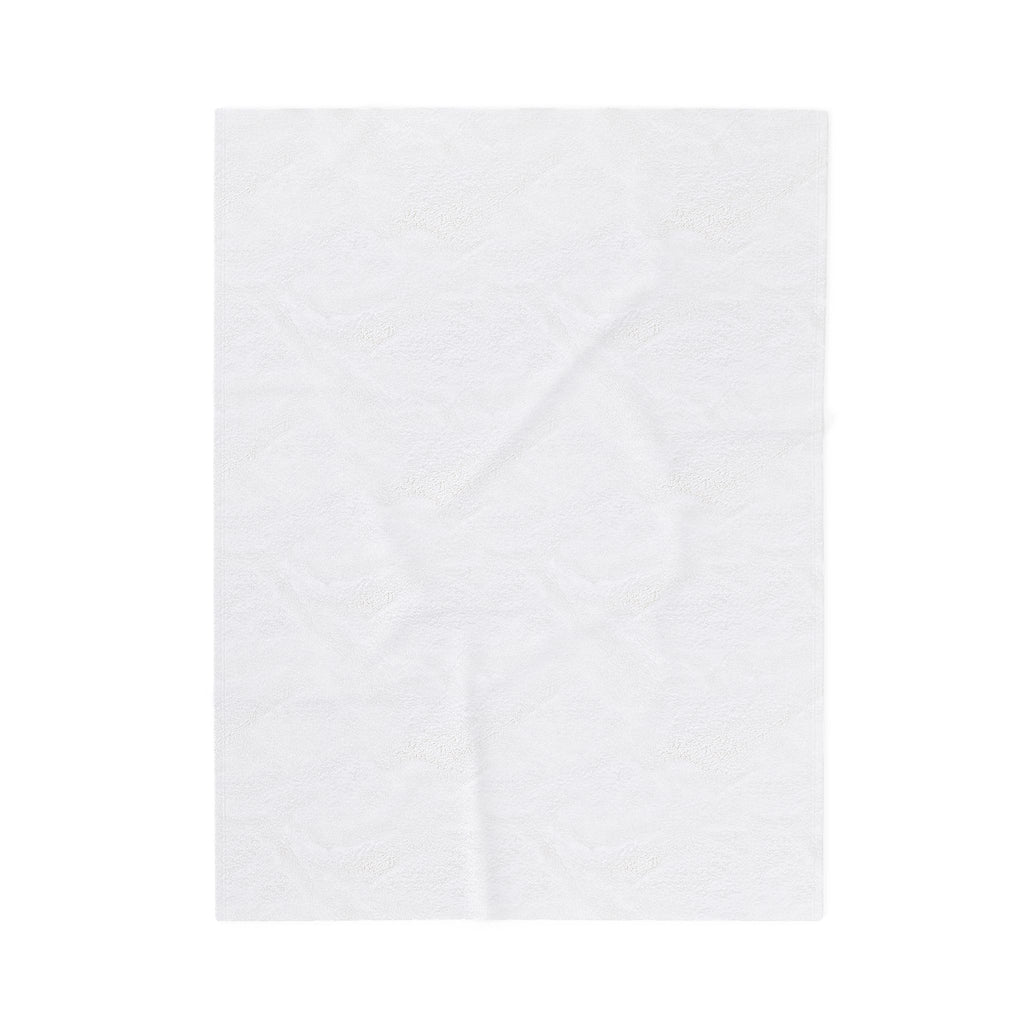 Joy Kawaii Mood Face Velveteen Plush Blanket | thick outline emoji cartoon