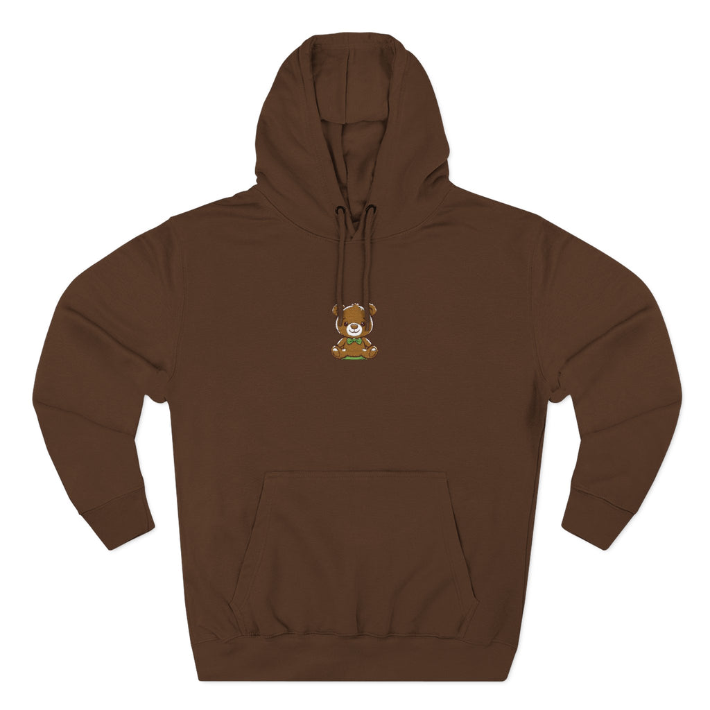 Happy Teddy Embroidered Hoodie