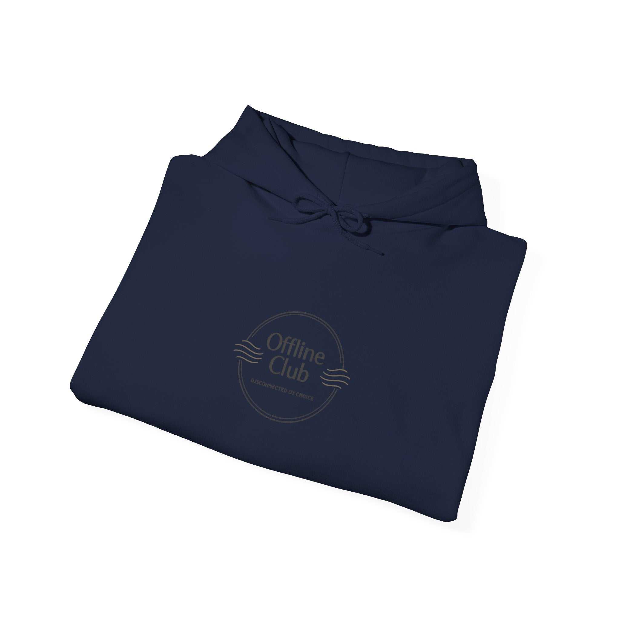 Offline Club Badge Hoodie | digital detox, log off