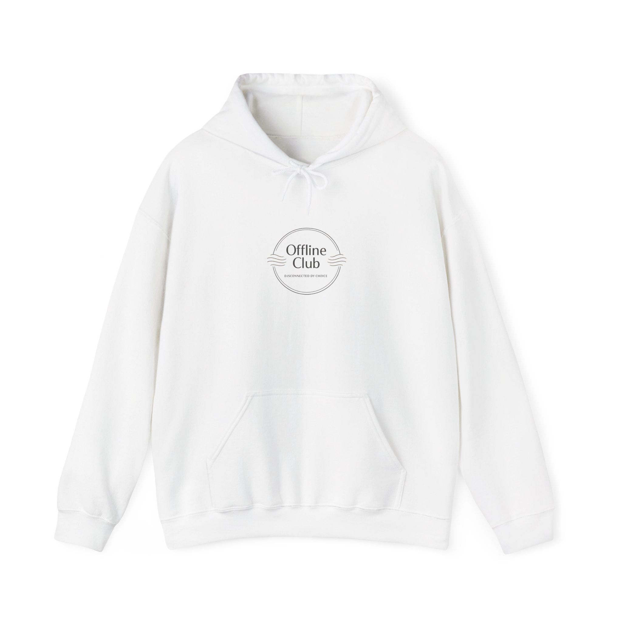 Offline Club Badge Hoodie | digital detox, log off