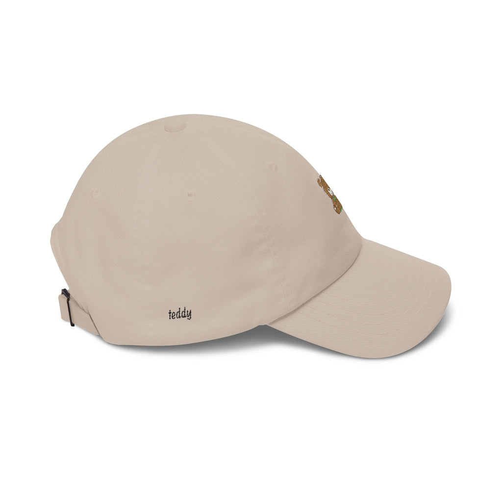 Happy Teddy Dad Cap — Cute Embroidered Bear Baseball Hat