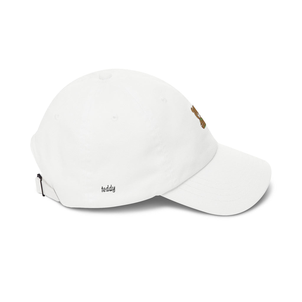 Happy Teddy Dad Cap — Cute Embroidered Bear Baseball Hat