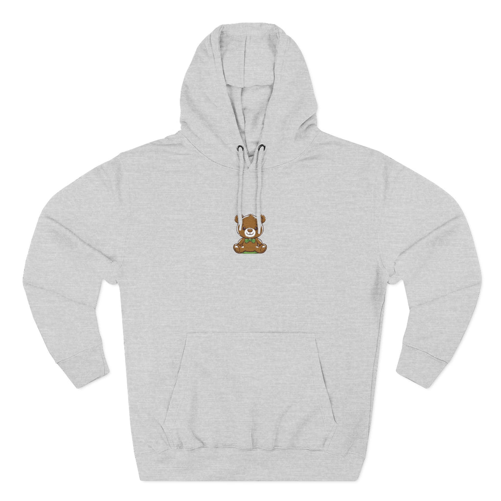 Happy Teddy Embroidered Hoodie