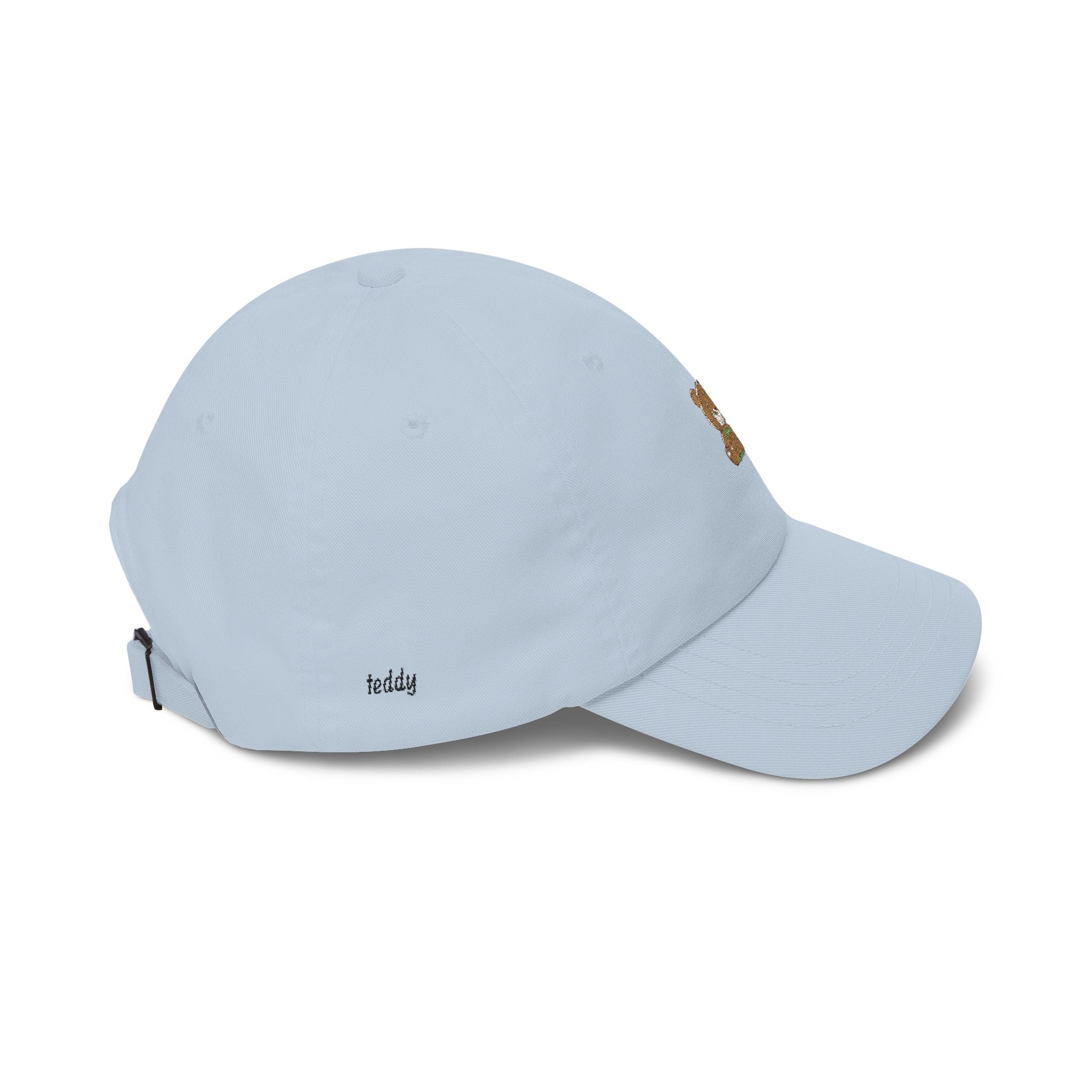 Happy Teddy Dad Cap — Cute Embroidered Bear Baseball Hat