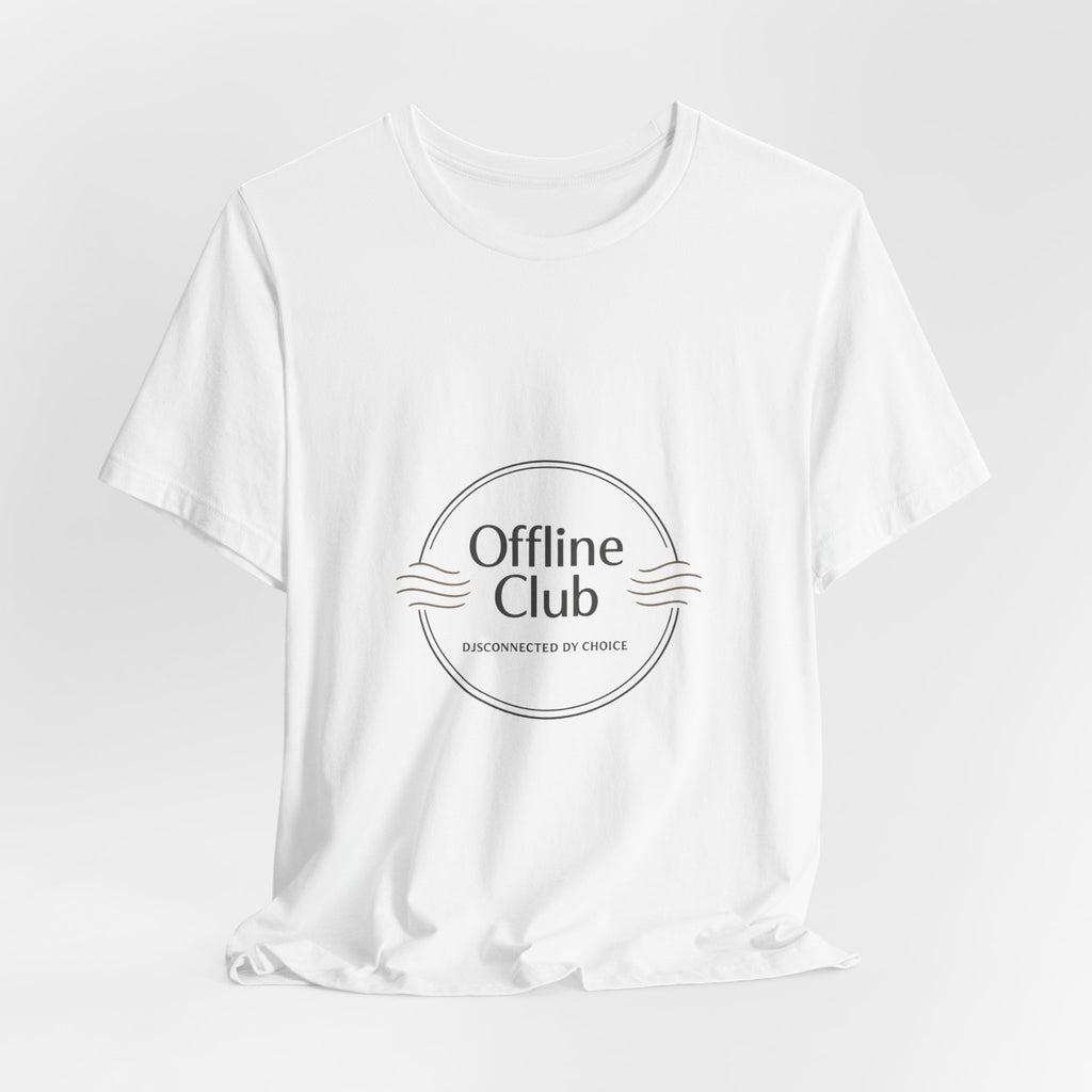 Offline Club Badge Tee | digital detox, log off