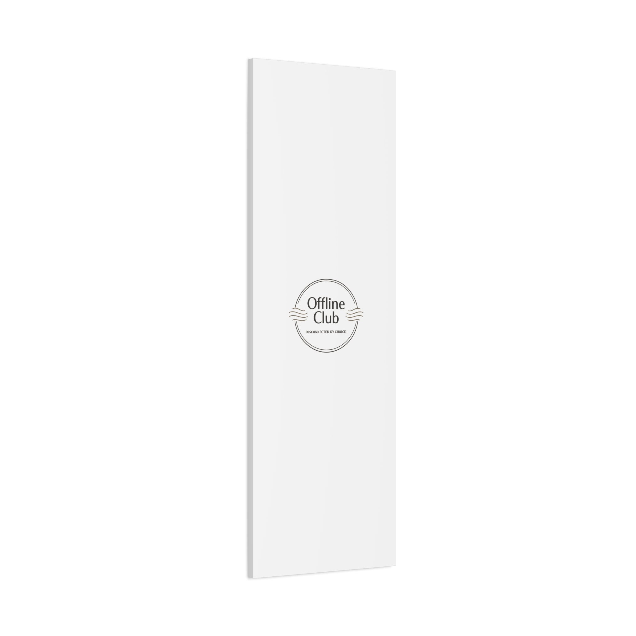 Offline Club Badge Canvas, Digital Detox emblem, log off, no notifications