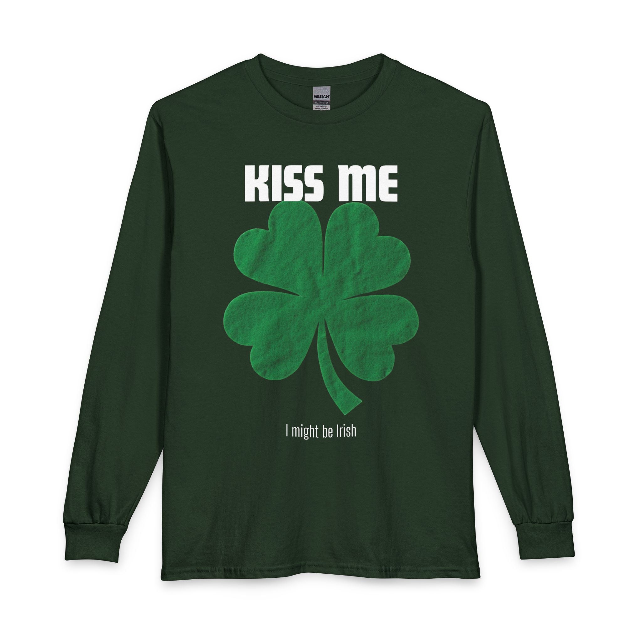 Kiss Me I Might Be Irish Long Sleeve Tee