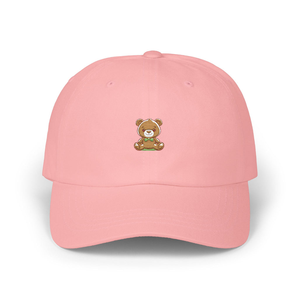 Happy Teddy Dad Cap — Cute Embroidered Bear Baseball Hat