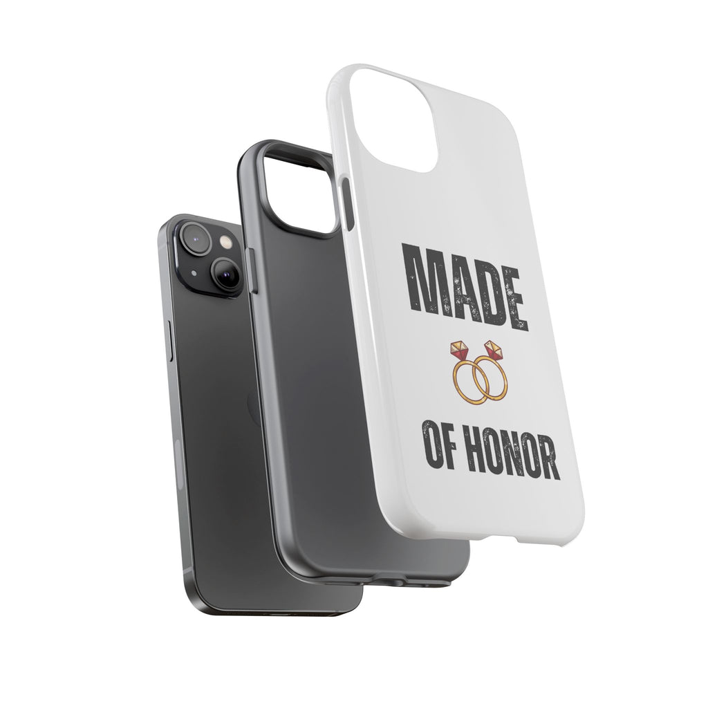 Phone Case — “Made of Honor” Bridal Wedding Ring Design