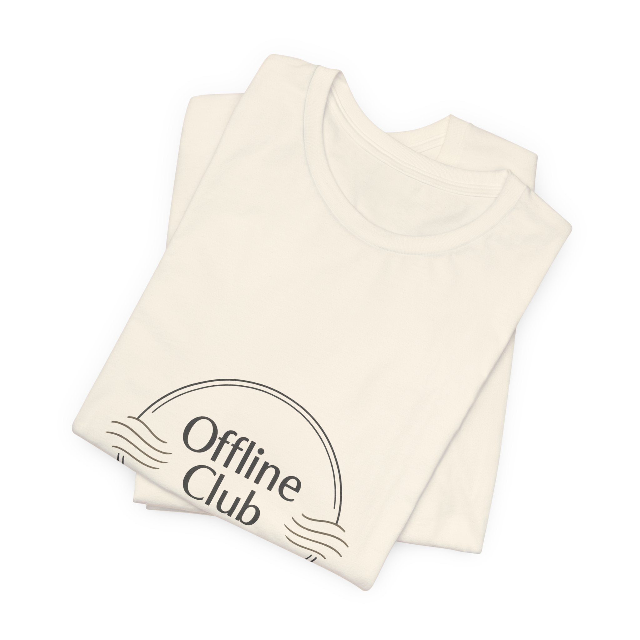 Offline Club Badge Tee | digital detox, log off
