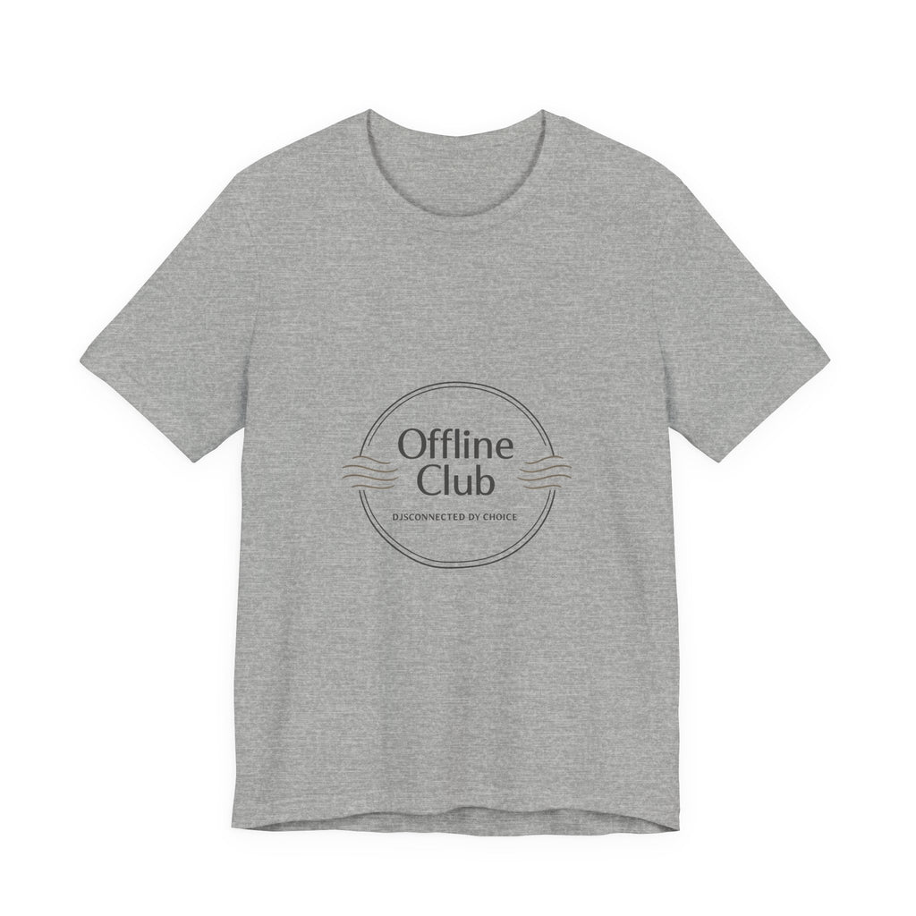 Offline Club Badge Tee | digital detox, log off