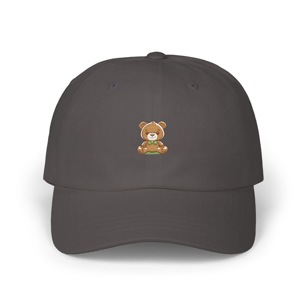 Happy Teddy Dad Cap — Cute Embroidered Bear Baseball Hat