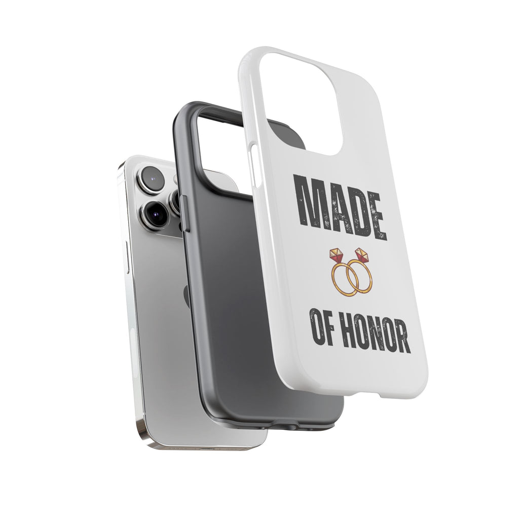 Phone Case — “Made of Honor” Bridal Wedding Ring Design