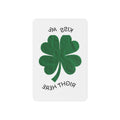 St. Patrick’s Day Shamrock Temporary Tattoos — 'Kiss Me Right Here' Design