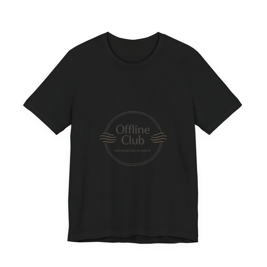 Offline Club Badge Tee | digital detox, log off