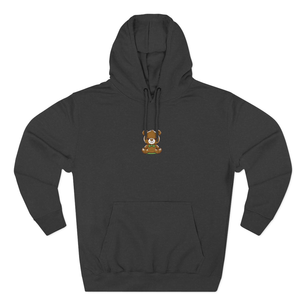 Happy Teddy Embroidered Hoodie