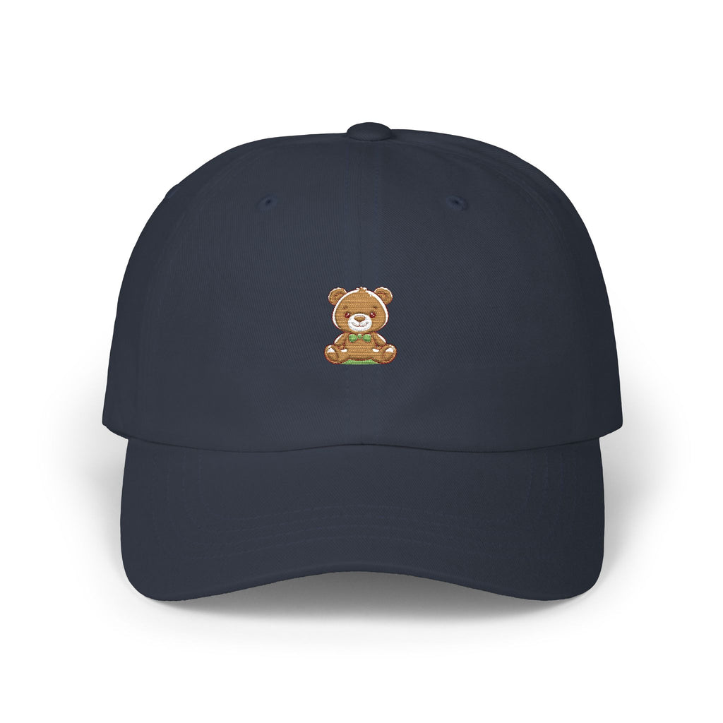 Happy Teddy Dad Cap — Cute Embroidered Bear Baseball Hat