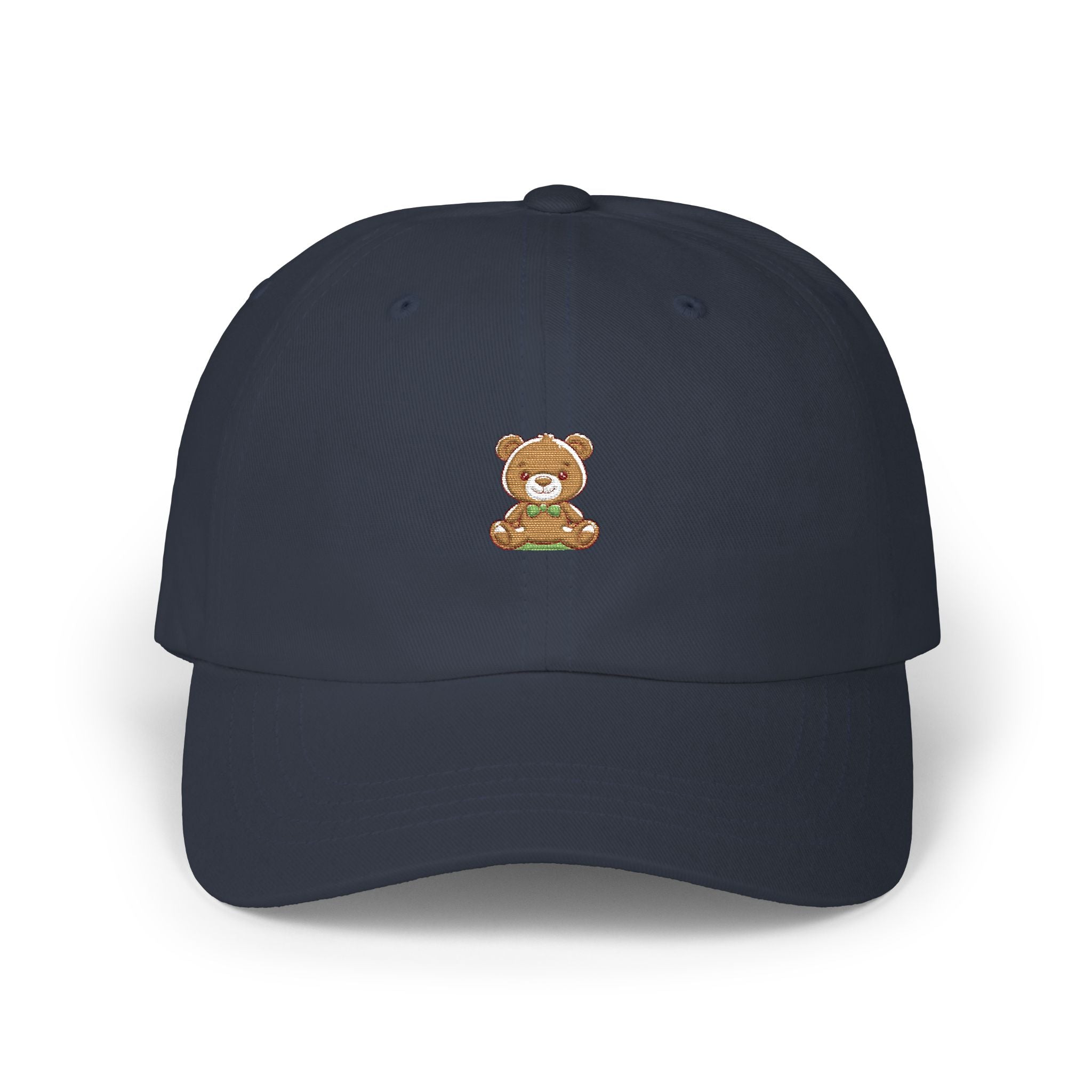 Happy Teddy Dad Cap — Cute Embroidered Bear Baseball Hat