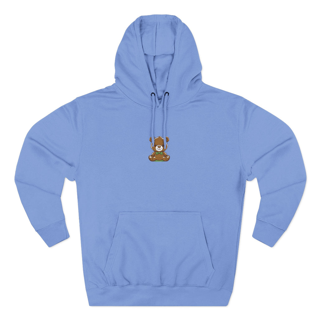 Happy Teddy Embroidered Hoodie