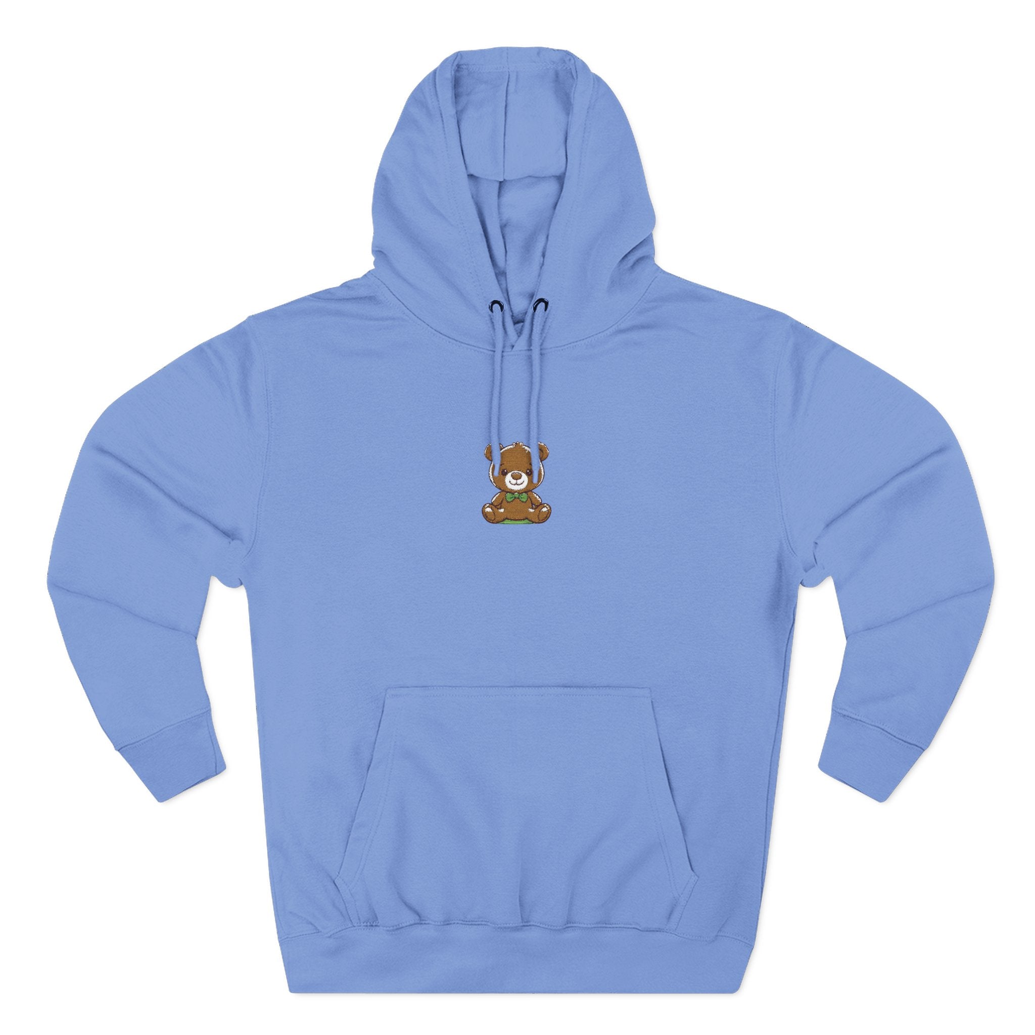 Happy Teddy Embroidered Hoodie