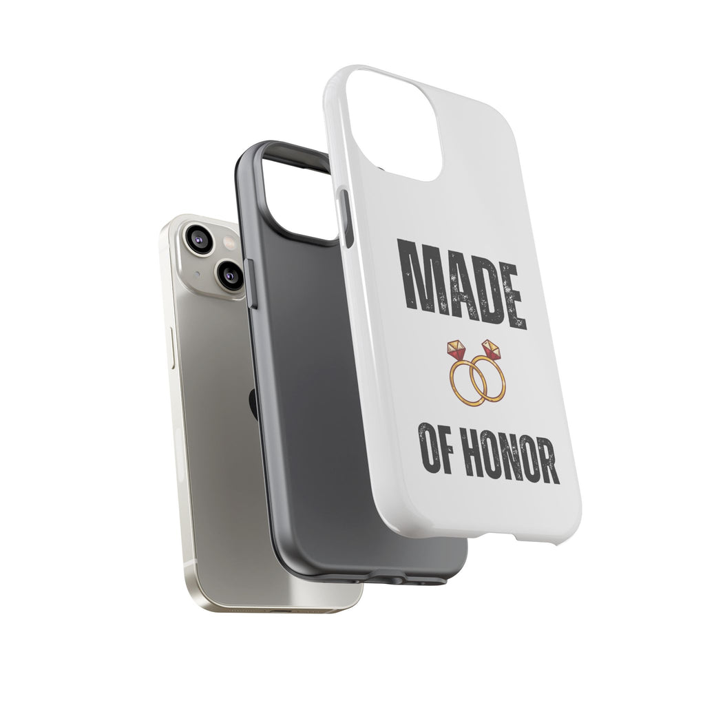 Phone Case — “Made of Honor” Bridal Wedding Ring Design