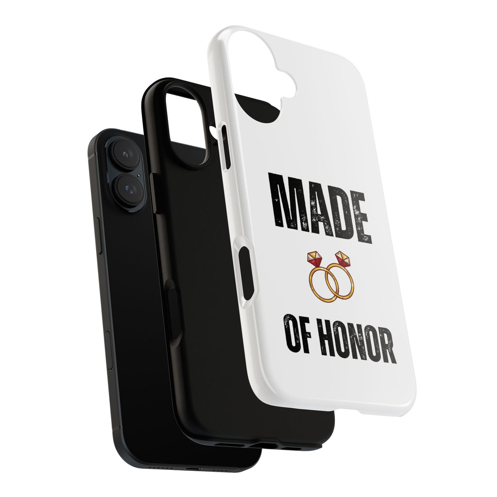Phone Case — “Made of Honor” Bridal Wedding Ring Design