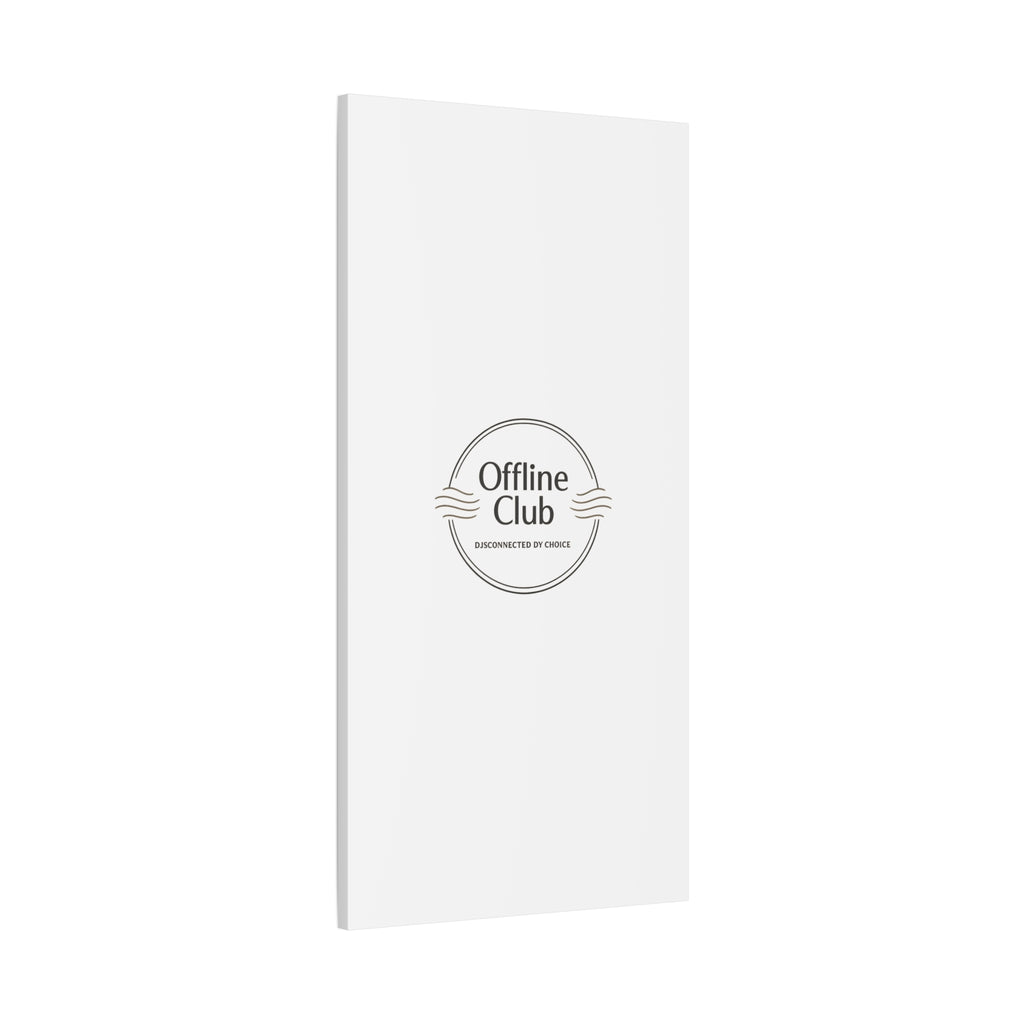 Offline Club Badge Canvas, Digital Detox emblem, log off, no notifications
