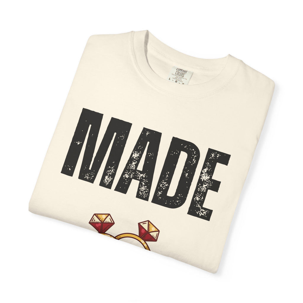 Made of Honor T‑Shirt — Maid of Honor Bridal Party Tee with Wedding Rings
