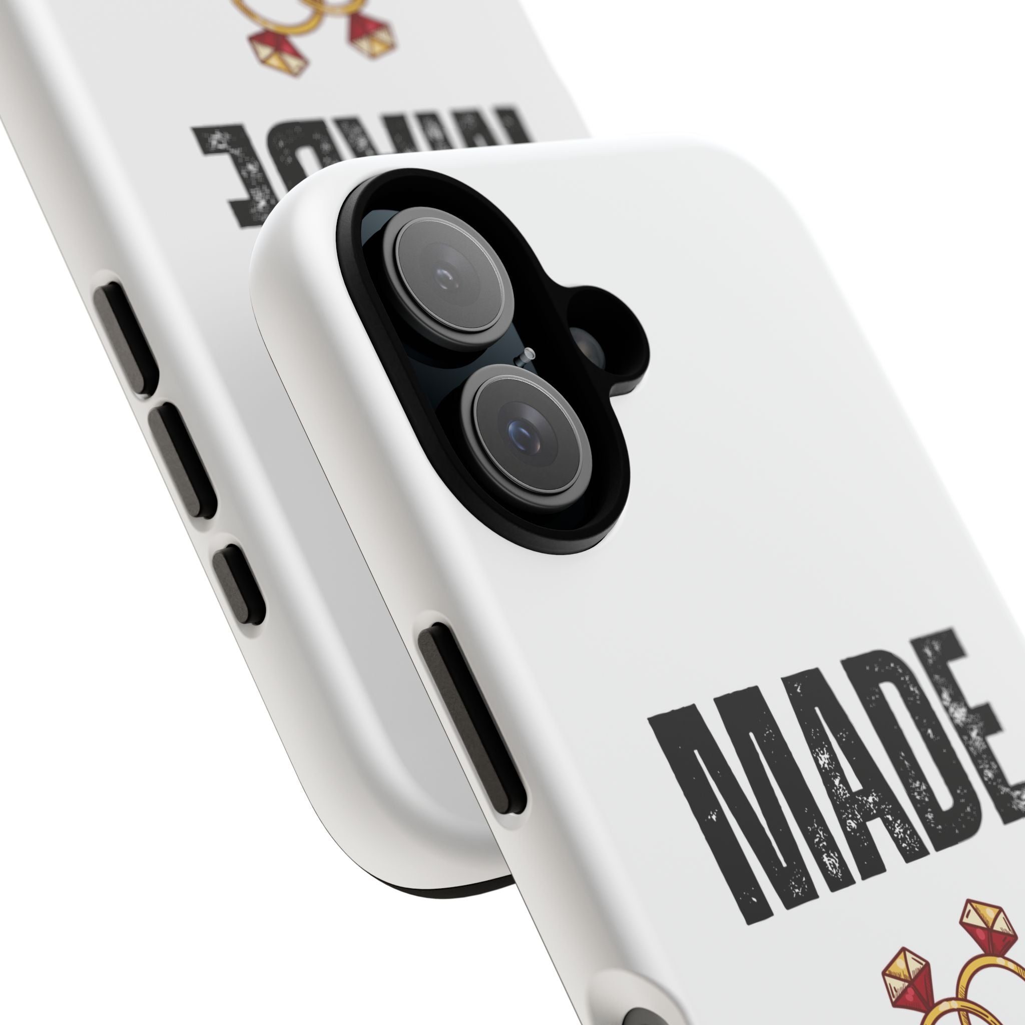 Phone Case — “Made of Honor” Bridal Wedding Ring Design