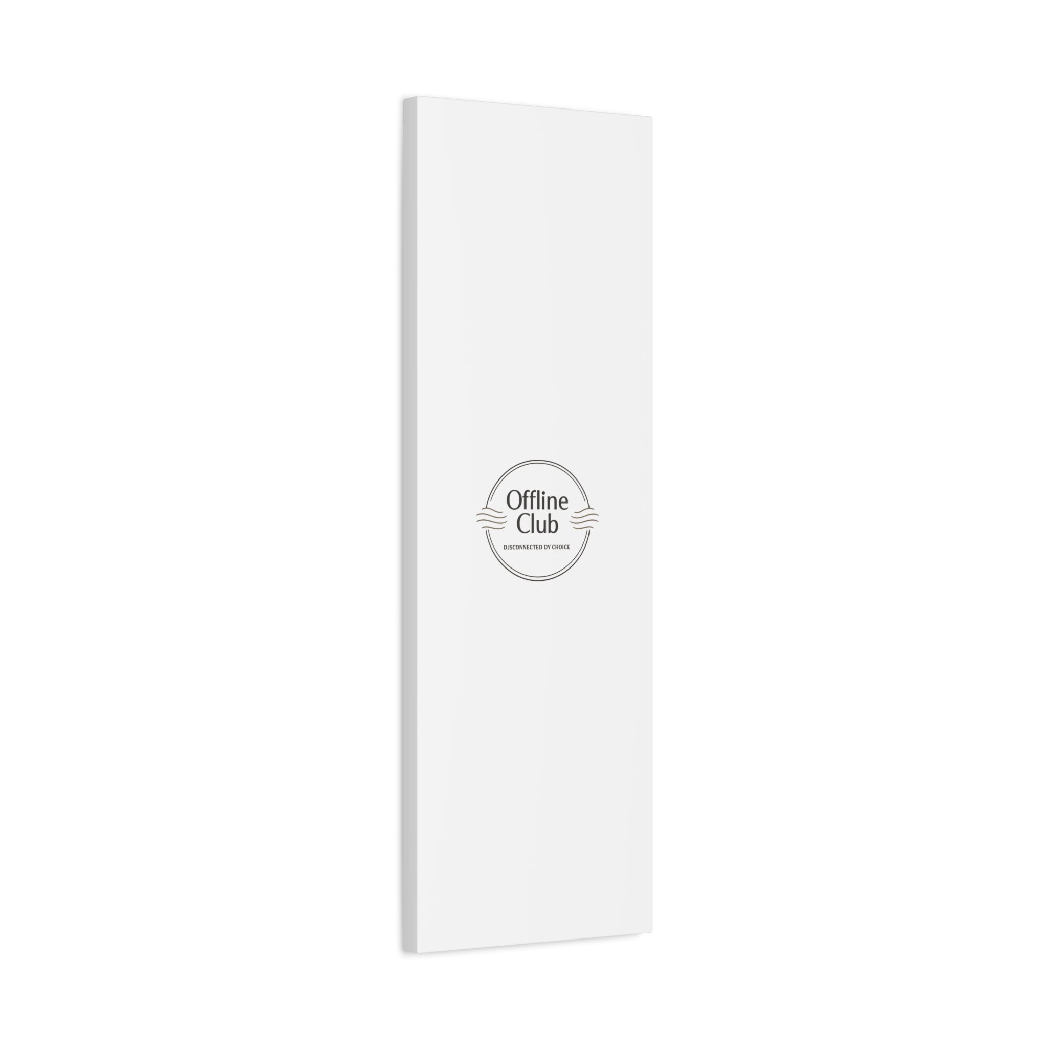 Offline Club Badge Canvas, Digital Detox emblem, log off, no notifications