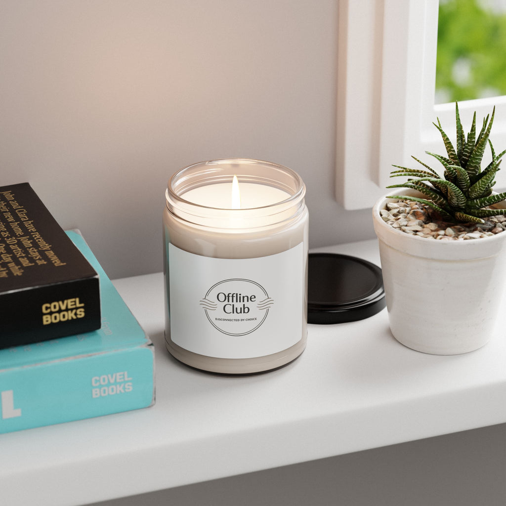 Offline Club Badge Soy Candle | Digital Detox, Log Off, No Notifications