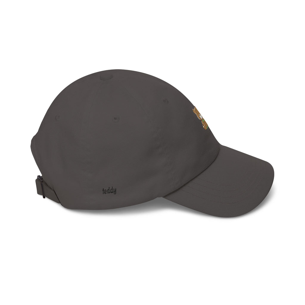Happy Teddy Dad Cap — Cute Embroidered Bear Baseball Hat