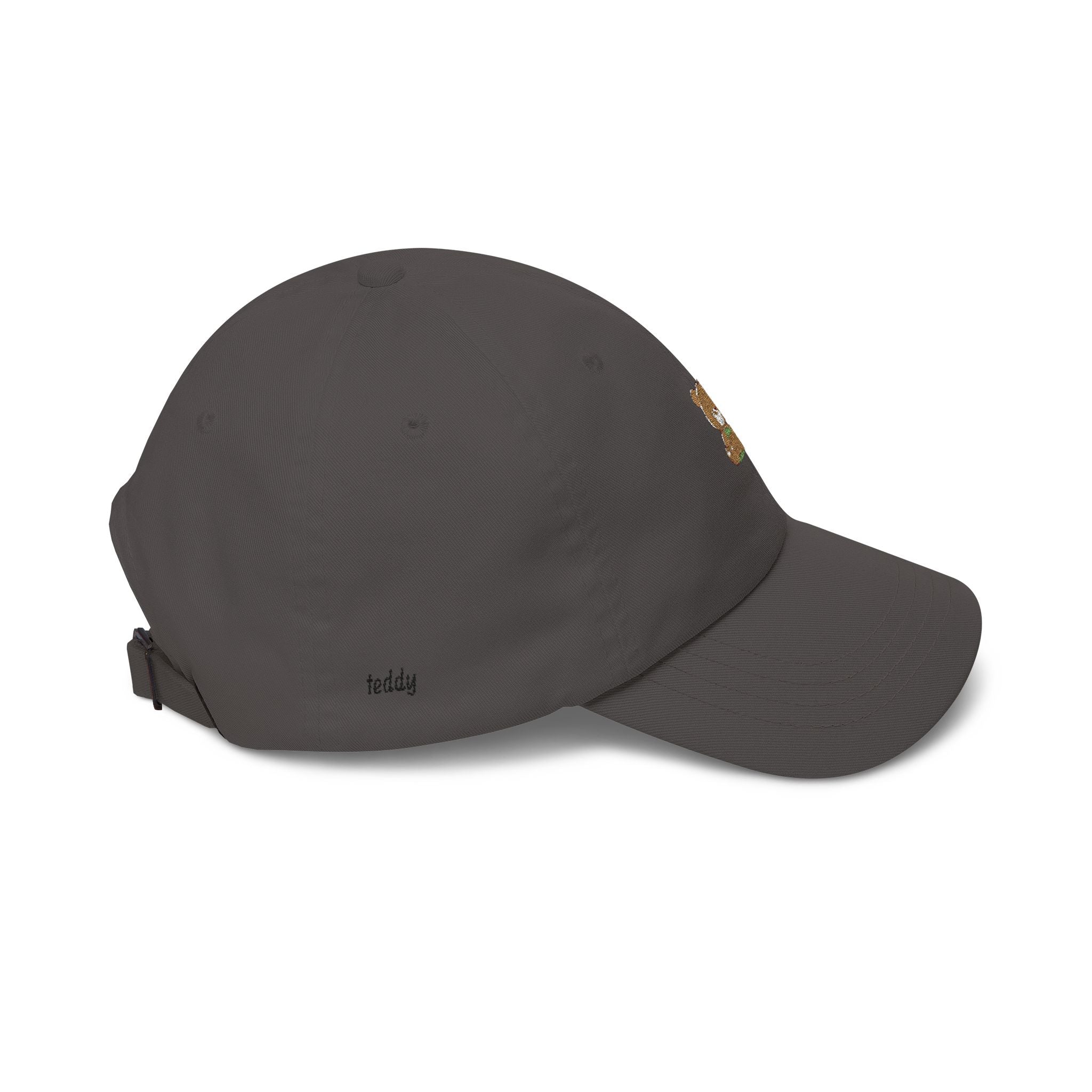 Happy Teddy Dad Cap — Cute Embroidered Bear Baseball Hat
