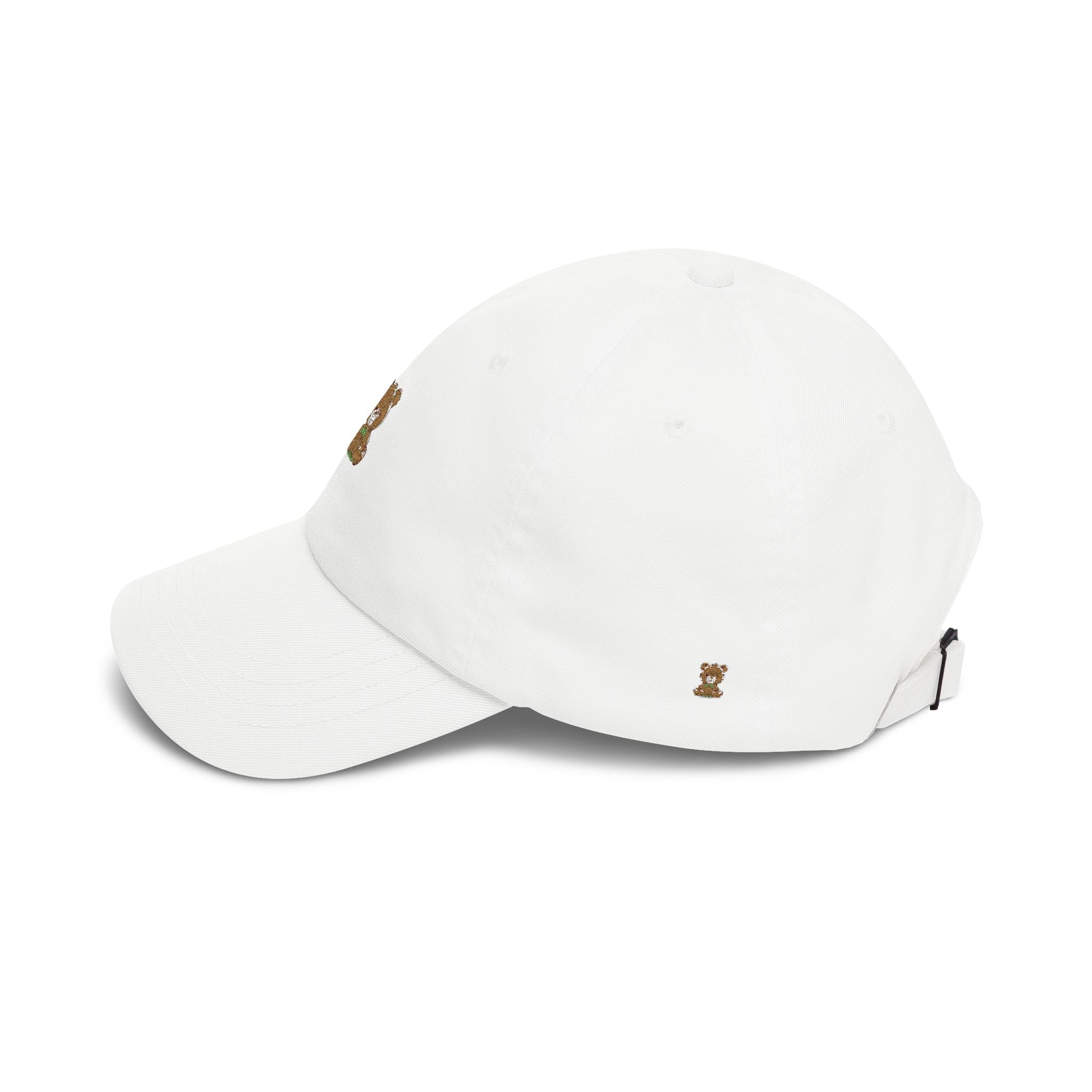 Happy Teddy Dad Cap — Cute Embroidered Bear Baseball Hat