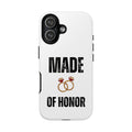 Phone Case — “Made of Honor” Bridal Wedding Ring Design