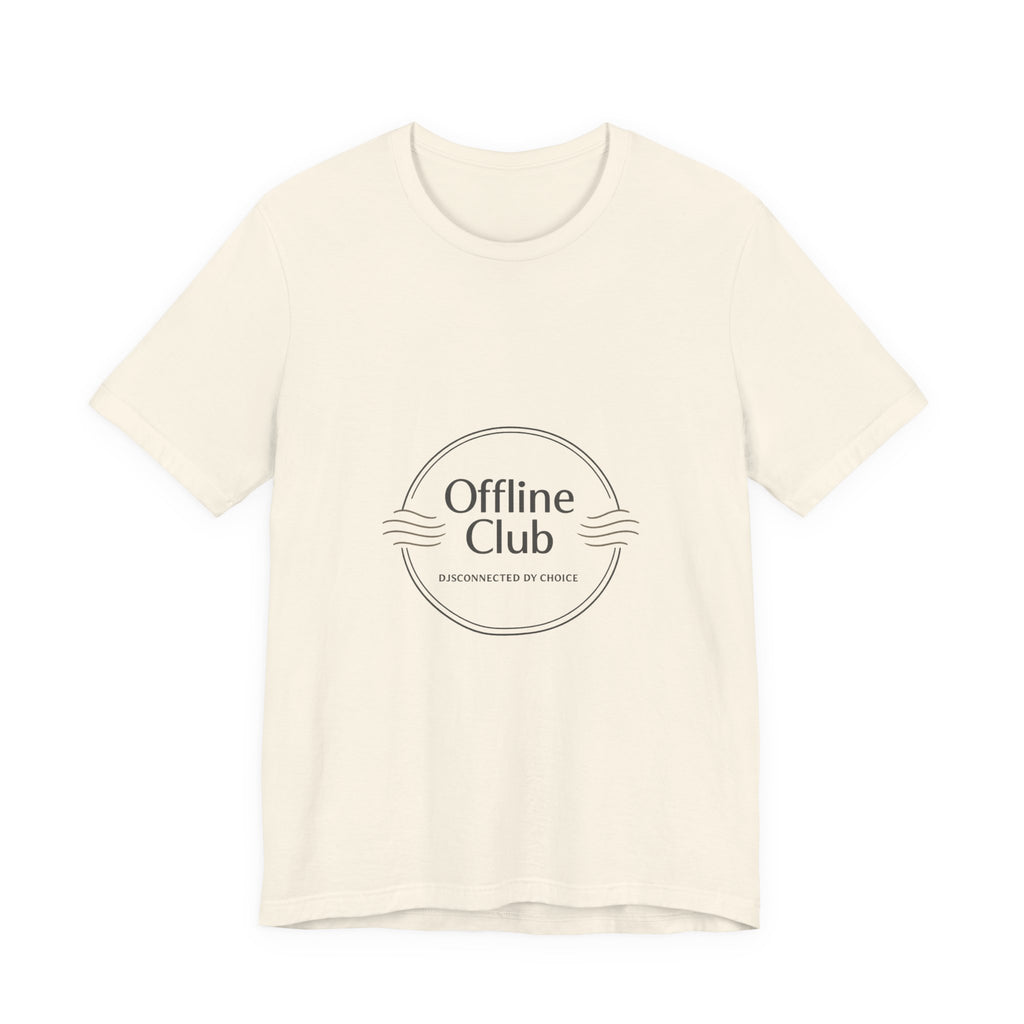 Offline Club Badge Tee | digital detox, log off