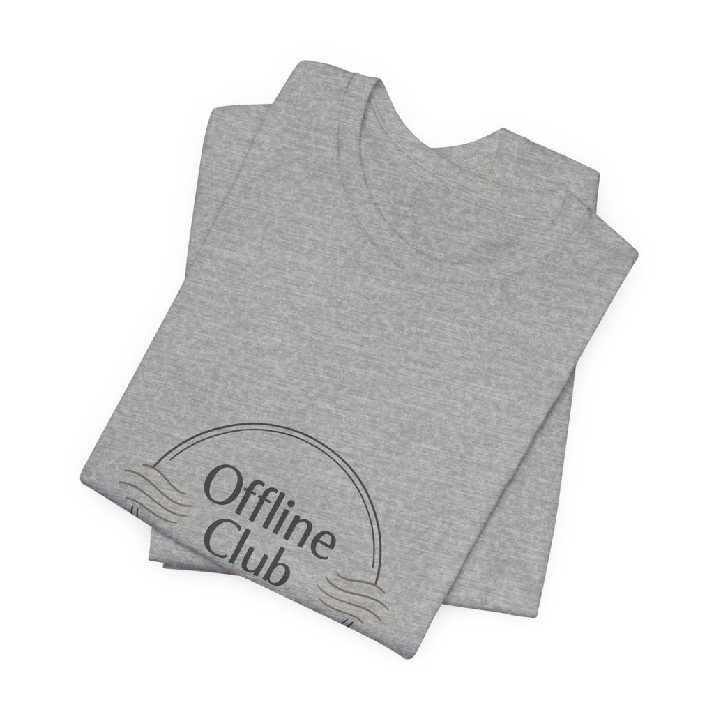 Offline Club Badge Tee | digital detox, log off