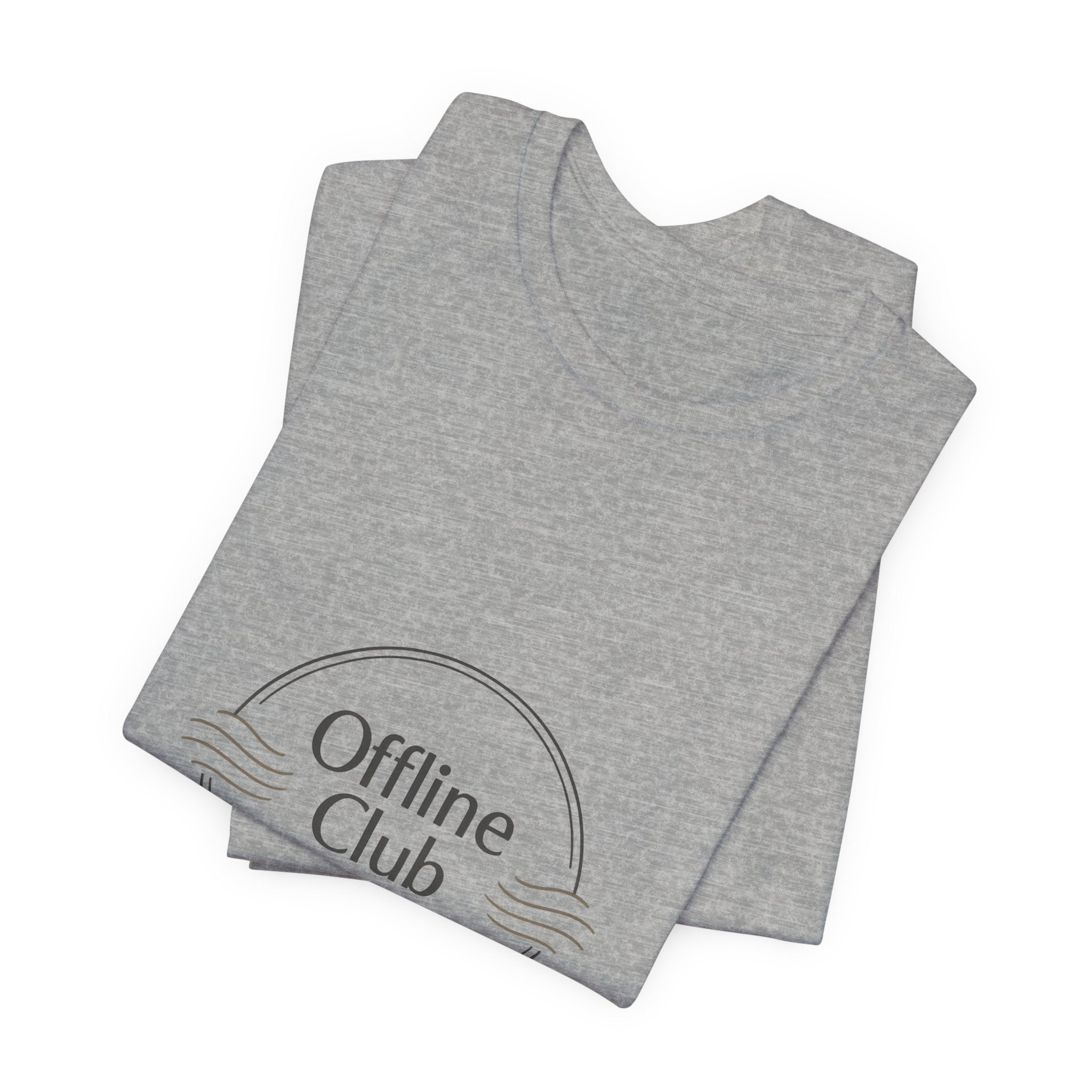 Offline Club Badge Tee | digital detox, log off