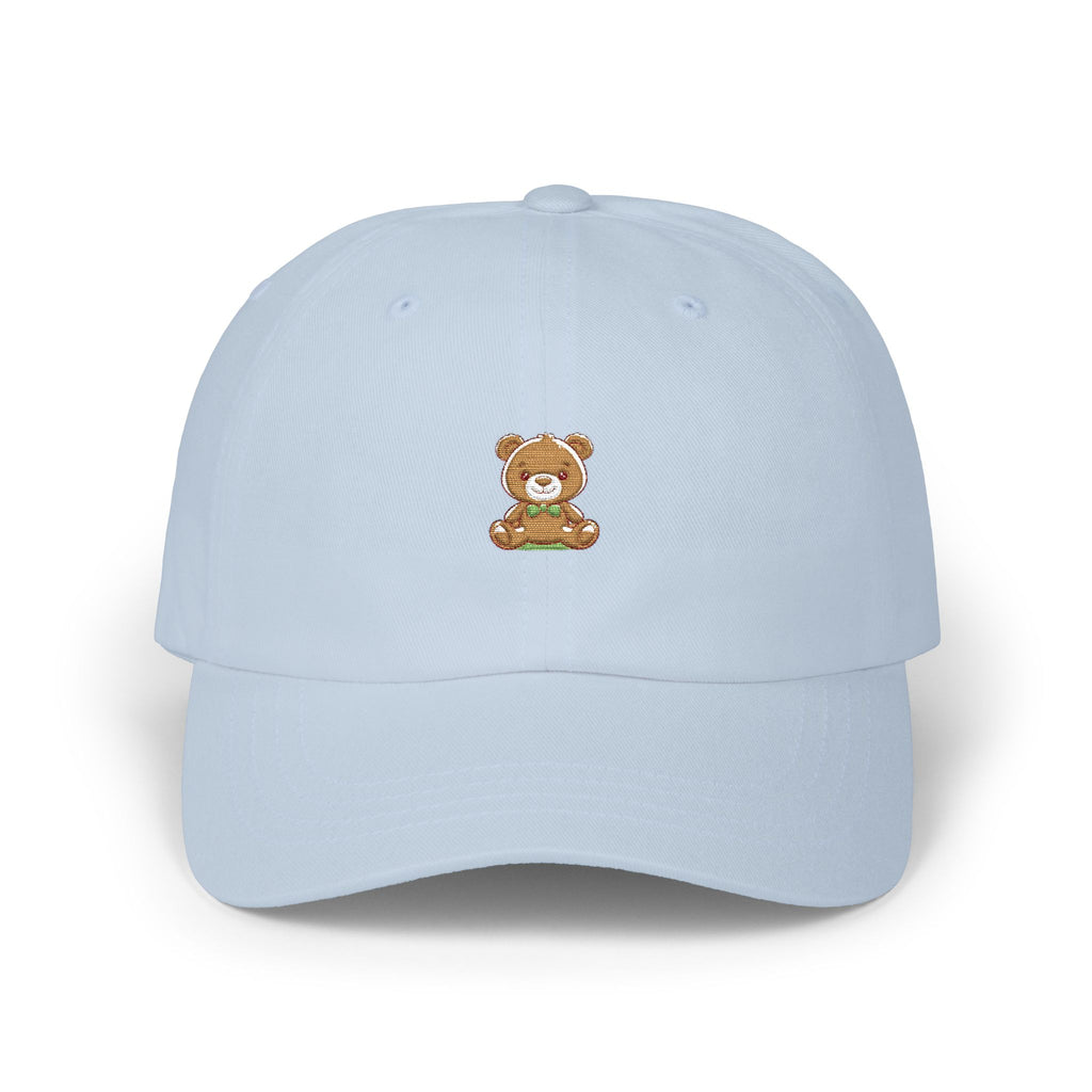 Happy Teddy Dad Cap — Cute Embroidered Bear Baseball Hat