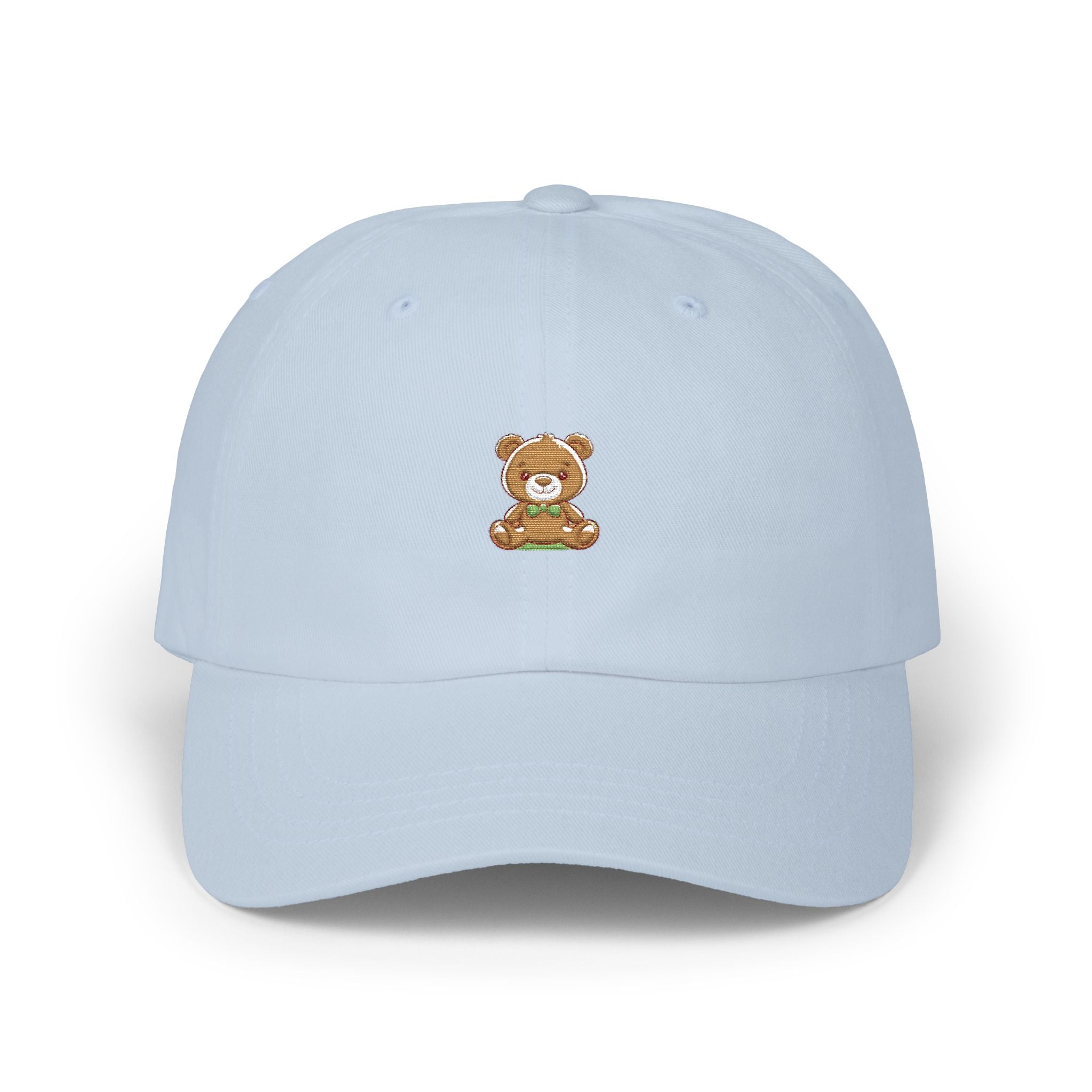 Happy Teddy Dad Cap — Cute Embroidered Bear Baseball Hat