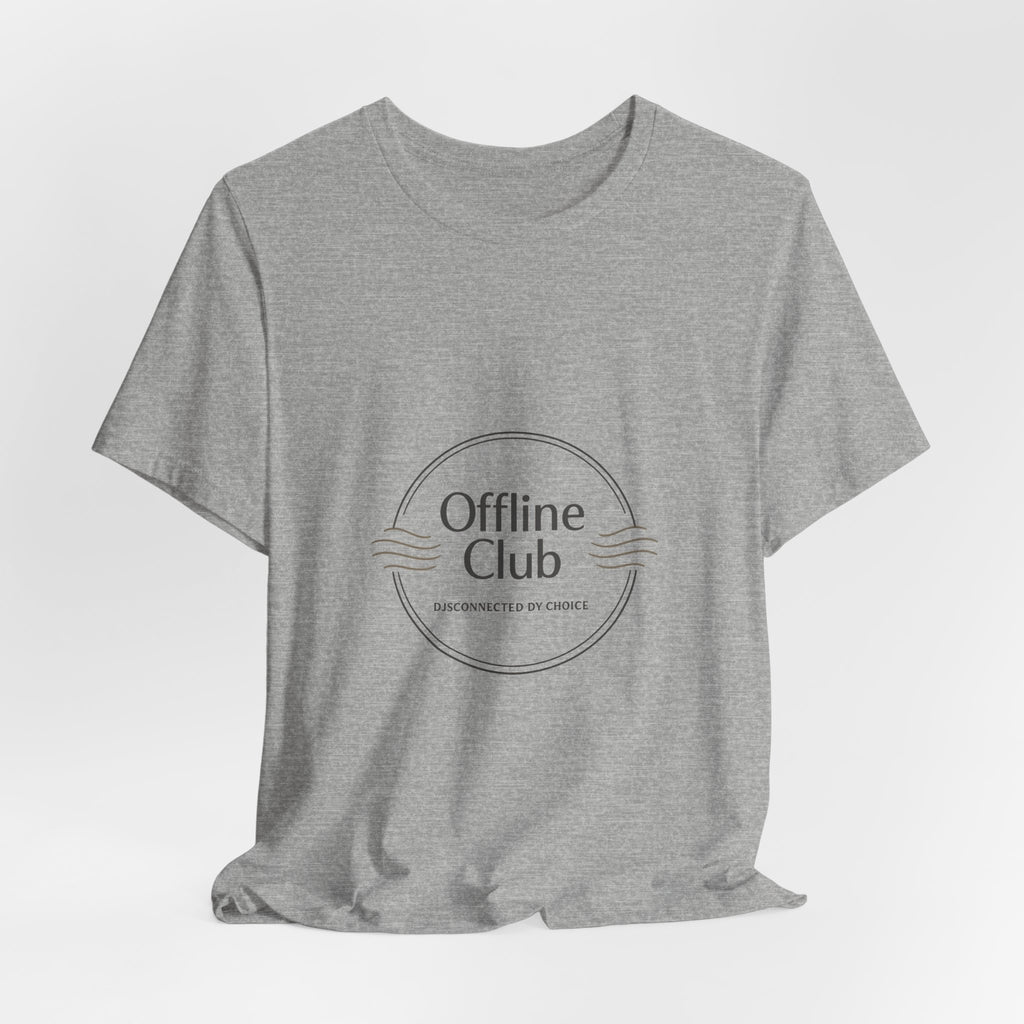 Offline Club Badge Tee | digital detox, log off