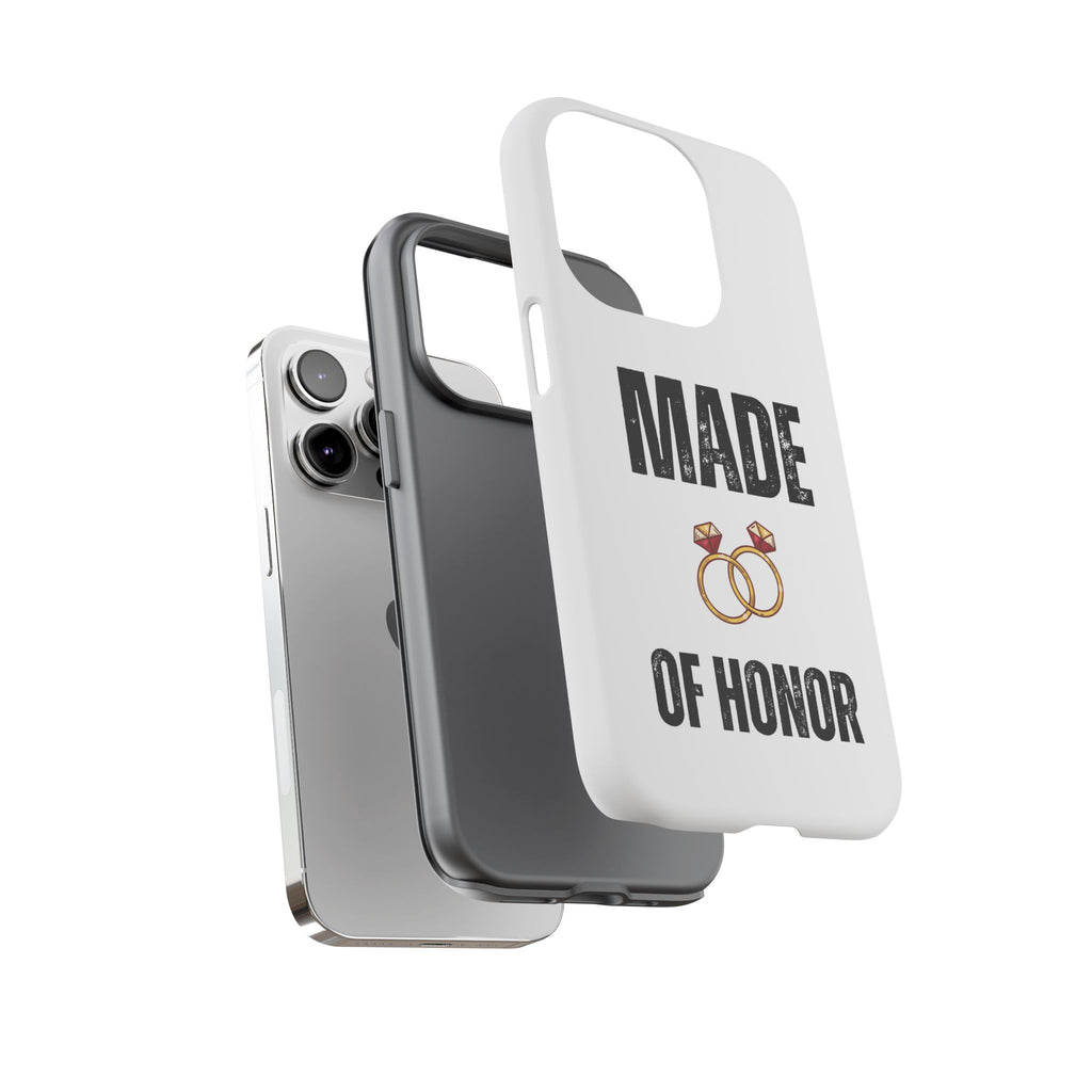 Phone Case — “Made of Honor” Bridal Wedding Ring Design
