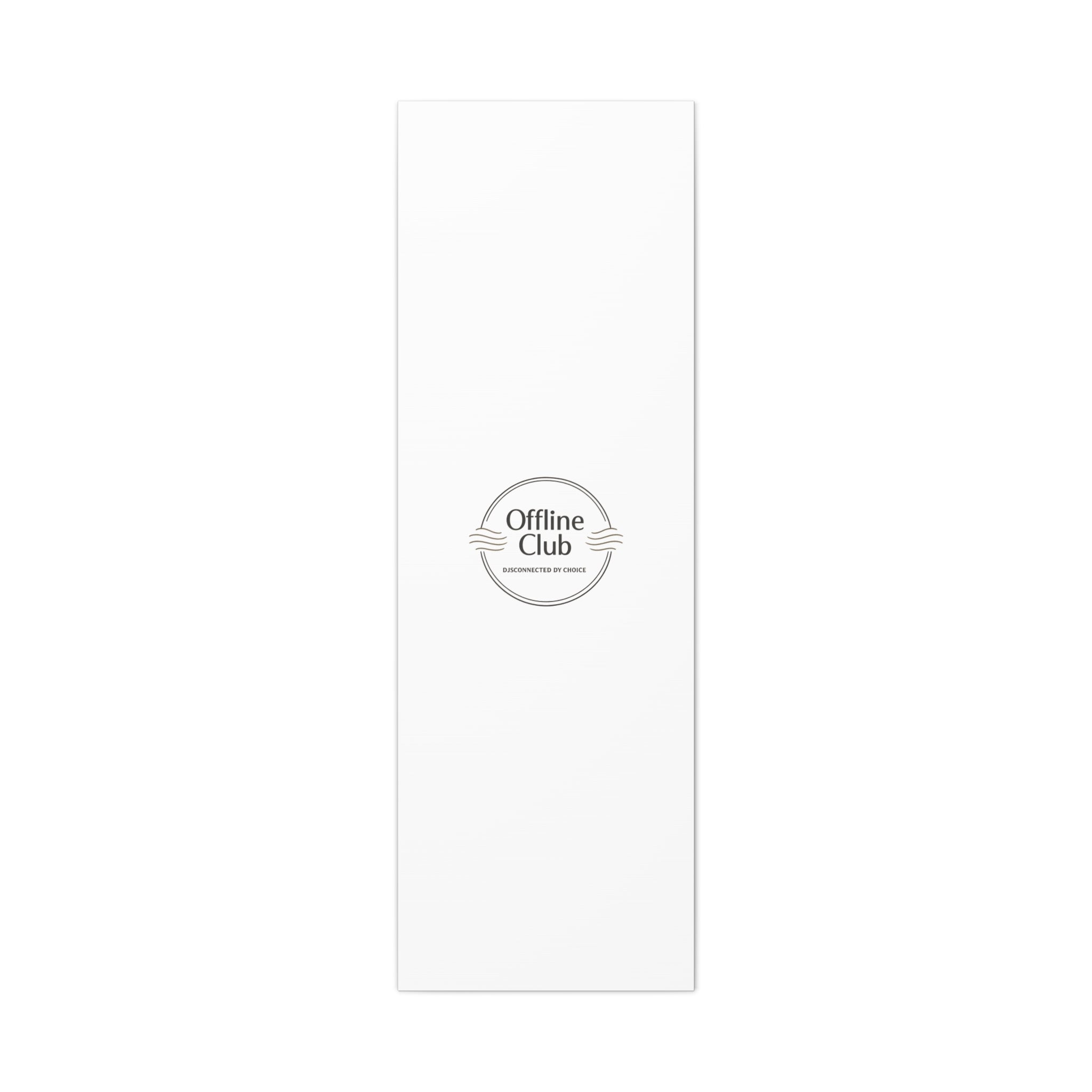 Offline Club Badge Canvas, Digital Detox emblem, log off, no notifications