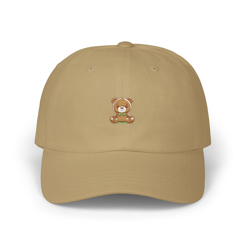 Happy Teddy Dad Cap — Cute Embroidered Bear Baseball Hat