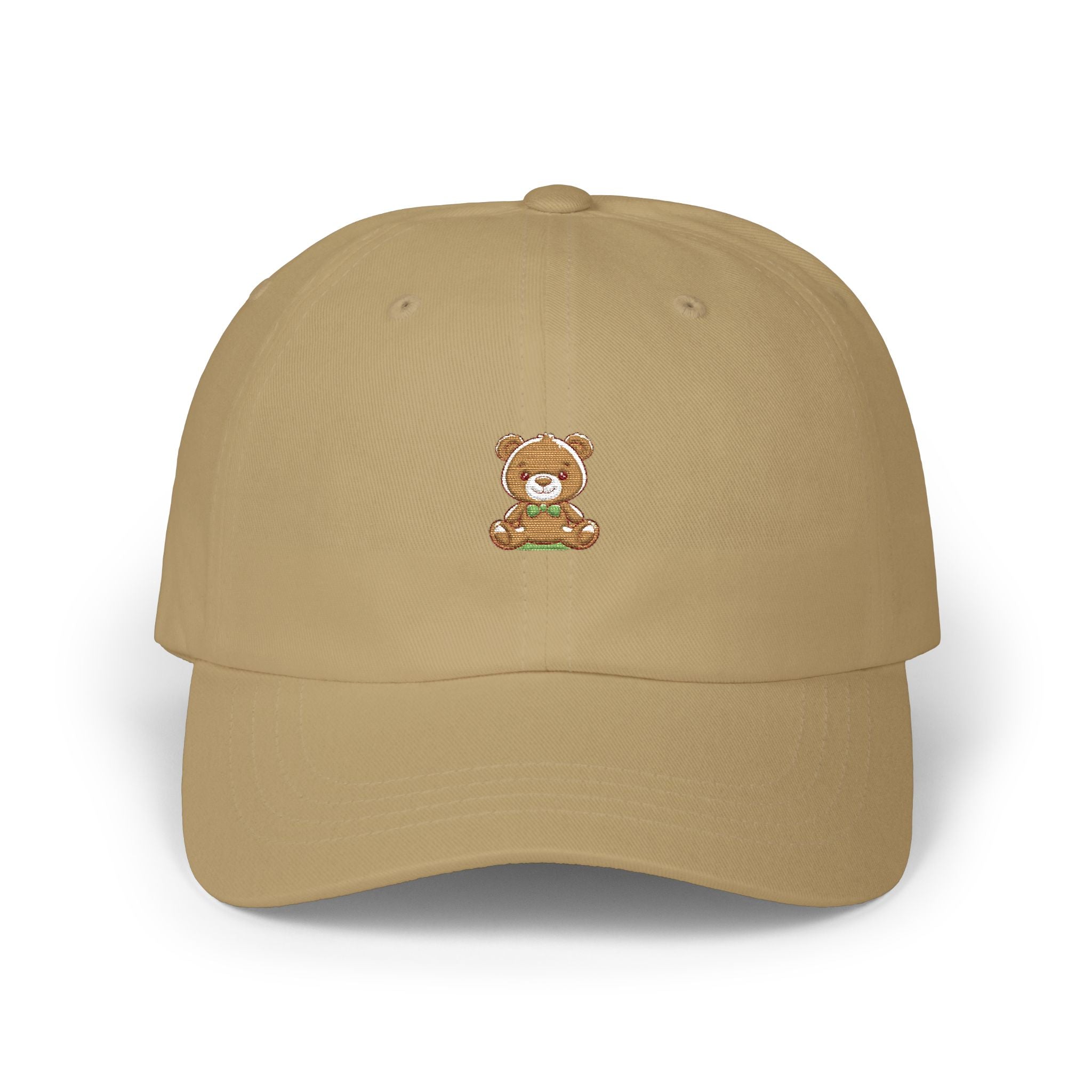 Happy Teddy Dad Cap — Cute Embroidered Bear Baseball Hat